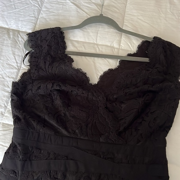 Tadashi Shoji Black Lace Midi Dress - Picture 3 of 4